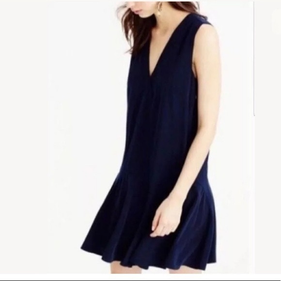 J. Crew Dresses & Skirts - J Crew Cupro Flounce Dress